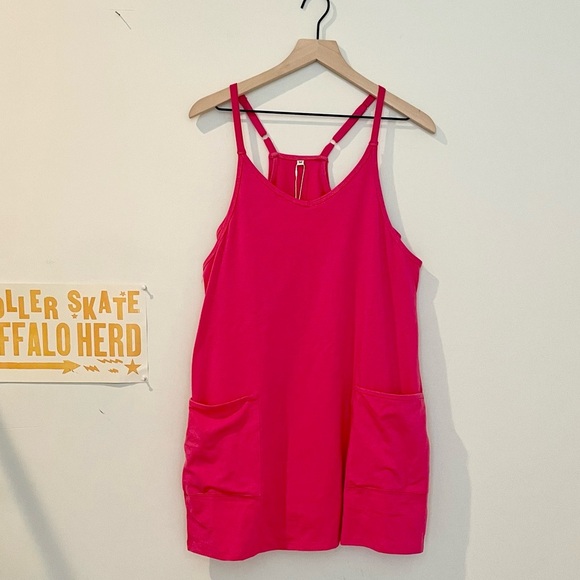Anrabess Amazon Hot Pink Athletic Tank Dress NEW with tags - Picture 5 of 12